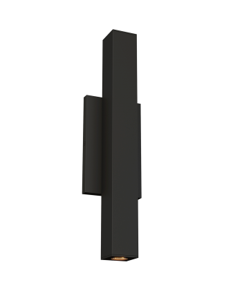 Chara Square 17 Black Wall Lamp Amélioration de cerveau avec