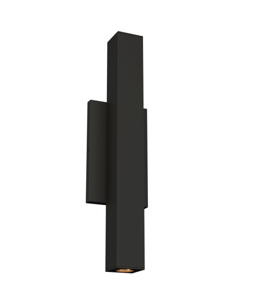 Chara Square 17 Black Wall Lamp Amélioration de cerveau avec