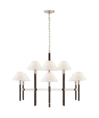 Radford Large Nickel Chandelier Véritable concentré