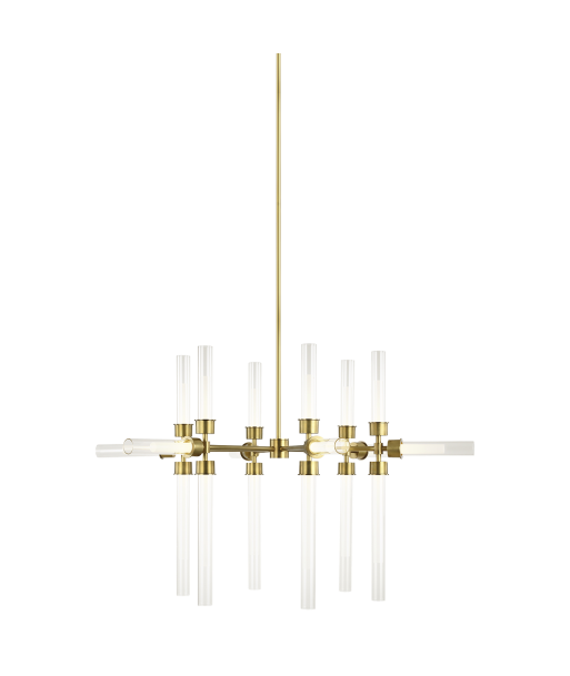 Linger 18-Light Brass Chandelier plus qu'un jeu 