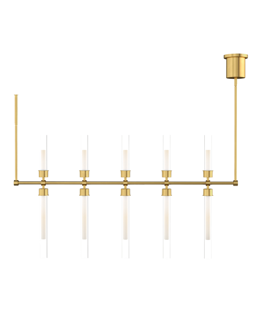 Linger 48 Linear Brass Pendant Lamp pas cher chine