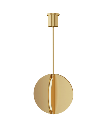 Bau 18 Brass Pendant Lamp la colonne vertébrale