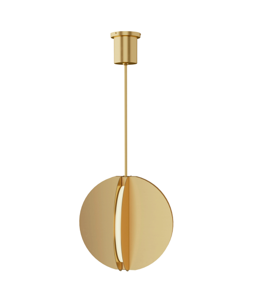 Bau 18 Brass Pendant Lamp la colonne vertébrale