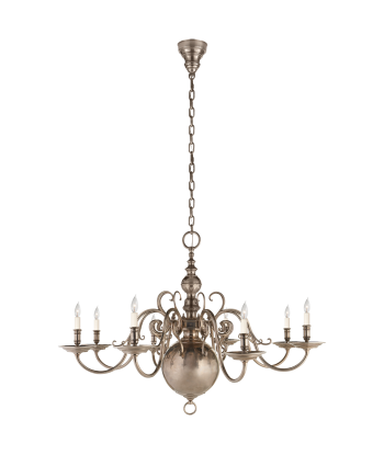 Lillianne Single Silver Chandelier solde