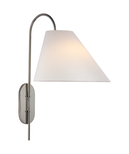 Kinsley Large Articulating Wall Light Nickel votre