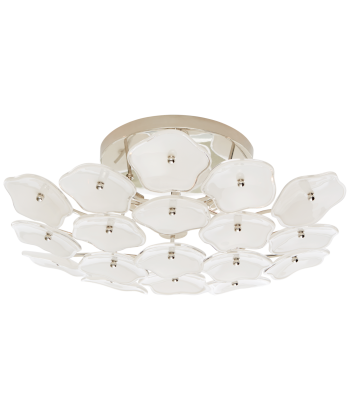 Leighton Medium Ceiling Light Cream / Nickel shop