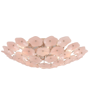 Leighton Large Ceiling Light Blush / Nickel Toutes les collections ici