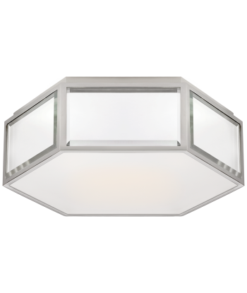 Bradford Hexagonal Small Nickel Ceiling Light une grave pollution 