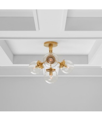 Prescott Medium Brass Ceiling Light de l' environnement