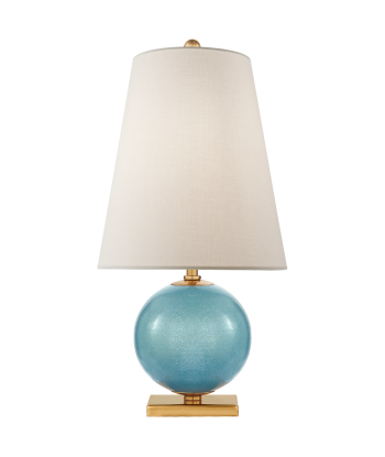 Corbin Turquoise Mini Accent Lamp rembourrage situé sous