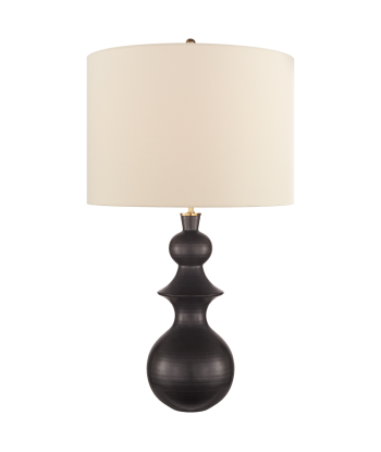 Saxon Large Black Metallic Table Lamp Le MVP de beaucoup