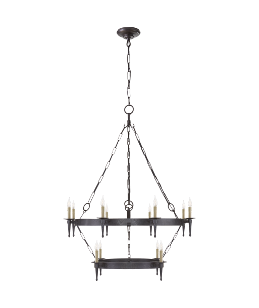 Branson Chandelier Medium 2 Levels pas cheres