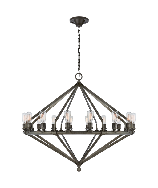 Archer Chandelier Extra Large Industrial Steel votre