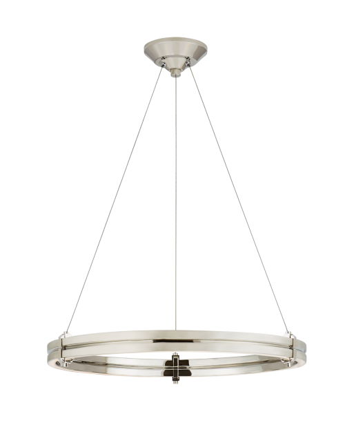 Paxton Chandelier 24" Nickel pas cher chine