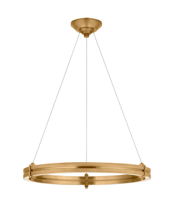 Paxton Chandelier 24" Brass les muscles