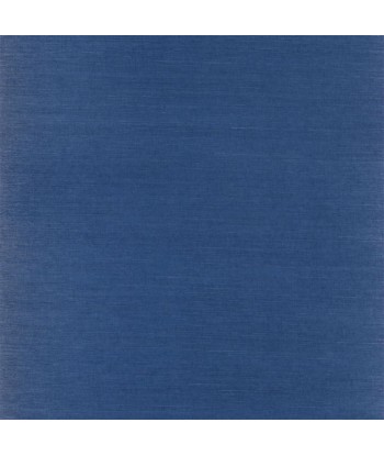 RL Maslin Weave Bright Blue Wallpaper Pour