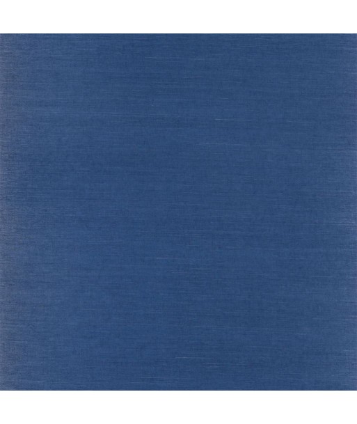 RL Maslin Weave Bright Blue Wallpaper Pour