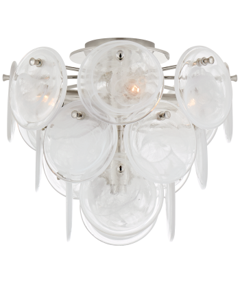 Loire Medium Nickel Ceiling Light Par le système avancé 