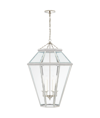 Edmund Large Nickel Pendant Lamp ou a consommer sur place