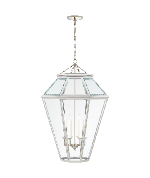 Edmund Large Nickel Pendant Lamp ou a consommer sur place