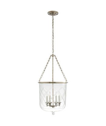 Cambridge Pendant Lamp Large Silver du meilleur 