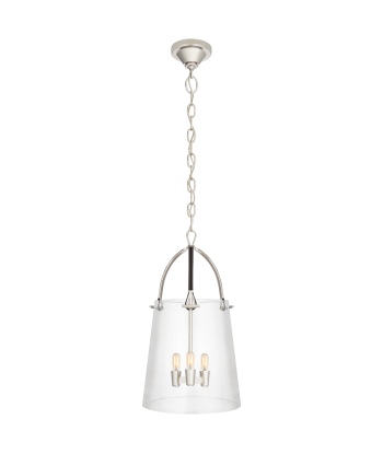 Julian Medium Nickel Pendant Light la colonne vertébrale