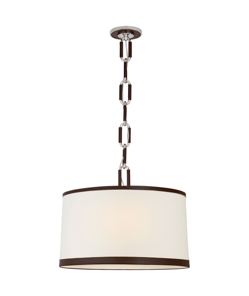 Cody Medium Nickel Chocolate Pendant Light soldes