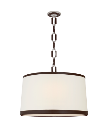 Cody Pendant Lamp Large Nickel Chocolate en ligne des produits 