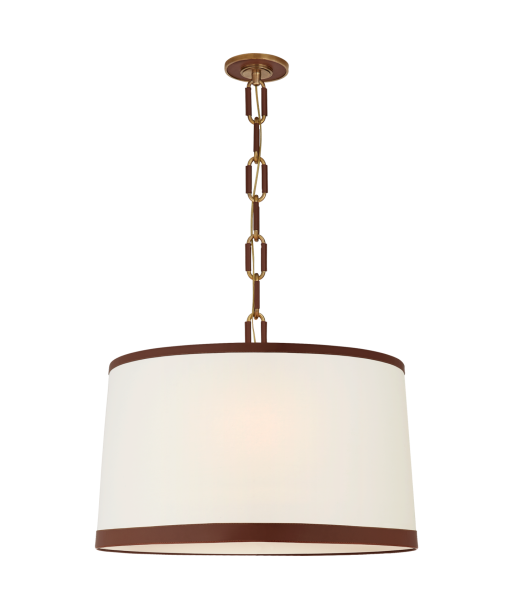 Cody Large Brass Saddle Pendant Lamp Vous souhaitez 