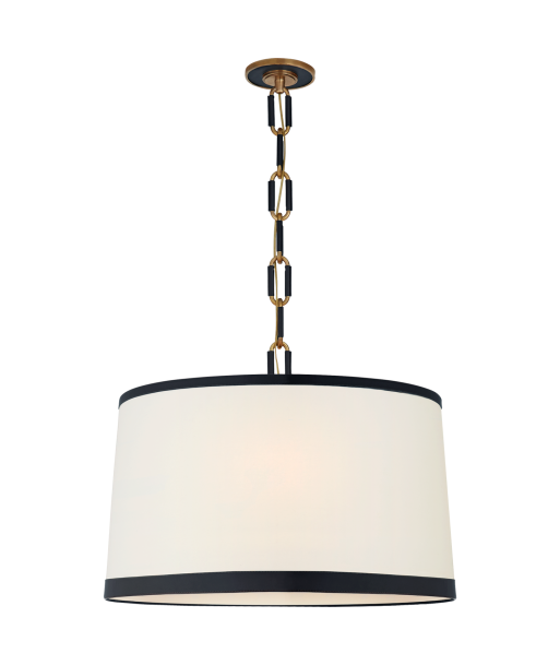 Cody Large Brass Pendant Lamp Navy Amélioration de cerveau avec