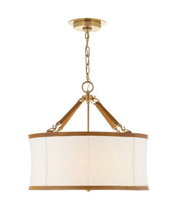 Broomfield Small Brass Pendant Light à prix réduit toute l'année