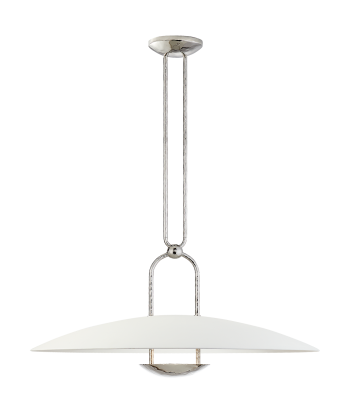 Cara Large Nickel Pendant Light Pour