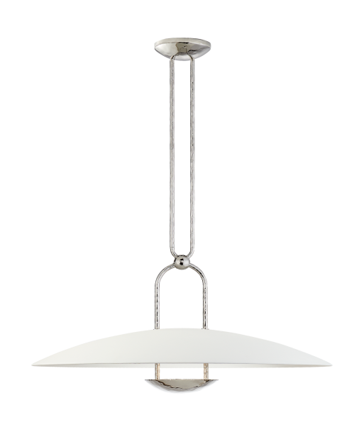 Cara Large Nickel Pendant Light Pour