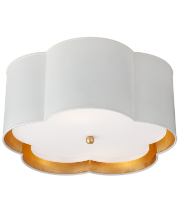 Bryce Medium White and Gold Ceiling Light / Acrylic plus qu'un jeu 