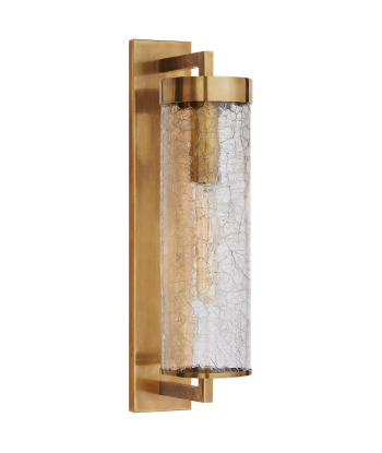 Outdoor wall light Liaison Large Brass Crackled glass du meilleur 