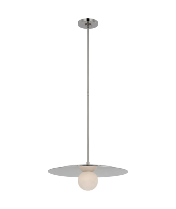 Pertica Pendant Lamp 18'' Nickel Alabaster 2 - 3 jours ouvrés.