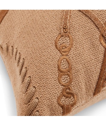 Equestrian Tricot Cushion Camel Véritable concentré