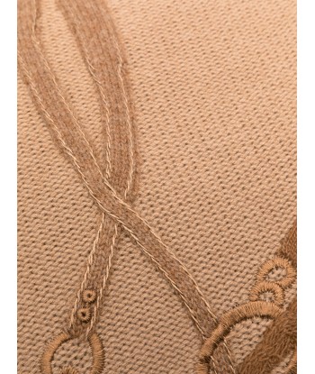 Equestrian Tricot Cushion Camel Véritable concentré