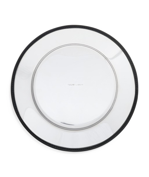 Wyatt Black Leather Presentation Plate votre