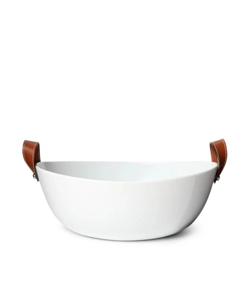 Wyatt Saddle Porcelain Salad Bowl rembourrage situé sous