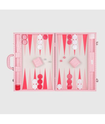 Backgammon Alligator Pink Flamingo - Large pas cheres