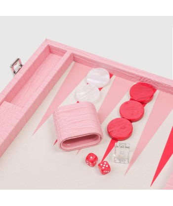 Backgammon Alligator Pink Flamingo - Large pas cheres