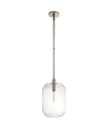 Barrett Medium Nickel Pendant Light à prix réduit toute l'année