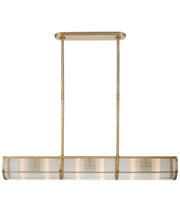 Allen Linear Medium Brass Pendant paiement sécurisé