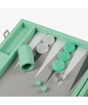 Mint Crocodile Backgammon - Large les ligaments