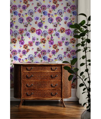 PLETHORA OF PANSIES Stone Wallpaper 2023