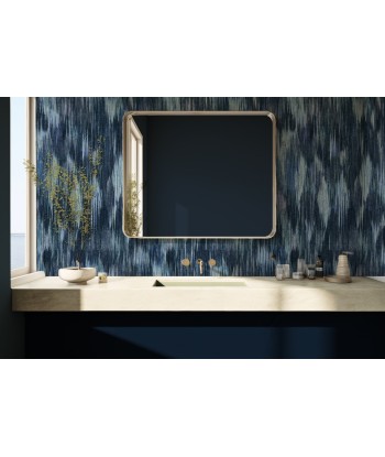 SPECTRE Ikat Navy Wallpaper outlet