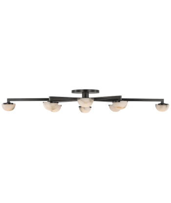 Pedra Large Brass Ceiling Light Amélioration de cerveau avec