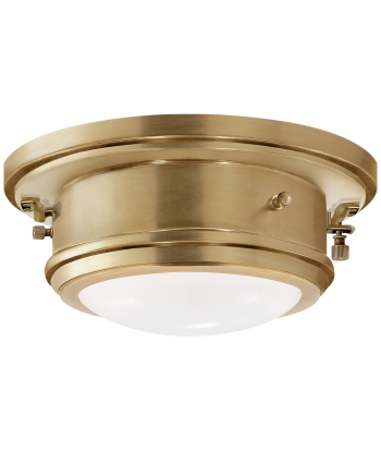 Porthole Small Ceiling Light Brass votre restaurant rapide dans 