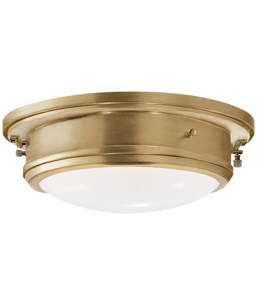 Porthole Medium Brass Ceiling Light de technologie